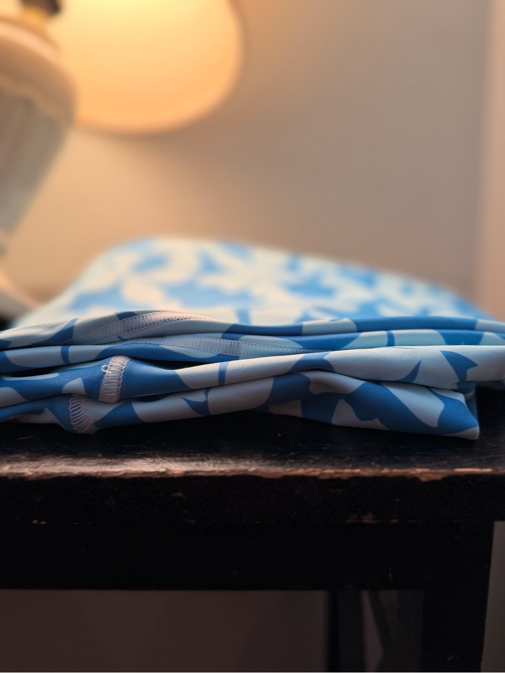 NWOT Roxy High-Rise Blue Floral Print Leggings - Picture 8 of 9